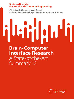 cover image of Brain-Computer Interface Research